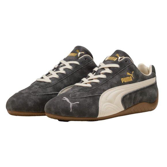 PUMA Women’s Speedcat Faded Sneakers (Cast Iron/Alpine Snow) - Picture 2 of 16